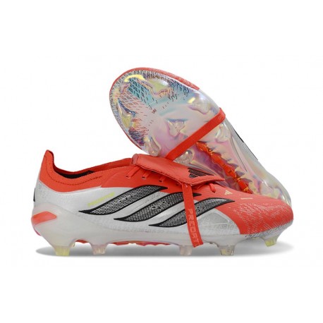 Adidas Predator 26 Elite Foldover Tongue FG Born For Goals - Lucid Red Core Black Footwear White