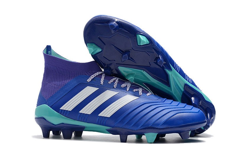 blue predator football boots