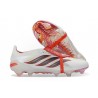 Adidas Predator 26 Elite Foldover Tongue FG White Red Black