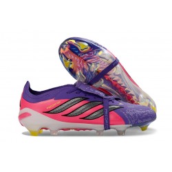 Adidas Predator 26 Elite Foldover Tongue FG Vibrant Purple Pink