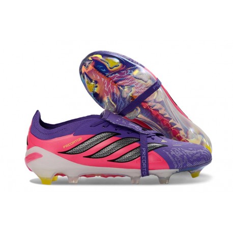 Adidas Predator 26 Elite Foldover Tongue FG Vibrant Purple Pink
