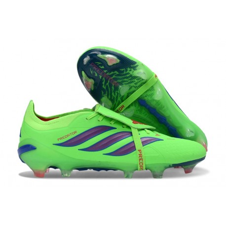 Adidas Predator 26 Elite Foldover Tongue FG Green Purple