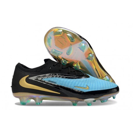 Nike Phantom 6 Low Cut Elite FG Soccer Cleat Blue Black Gold
