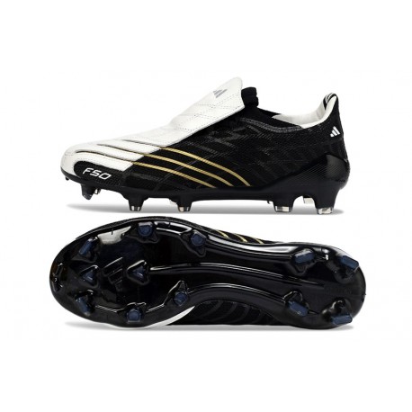 Adidas F50 Spider Elite FG Football Boots Black White