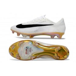 New Nike Mercurial Vapor XVII Elite FG Boots White Black Golden