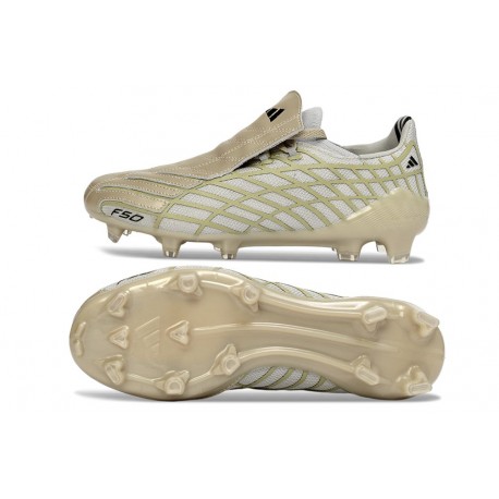 Adidas F50 Spider Elite FG Football Boots Gold Grey