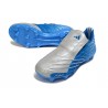 Adidas F50 Spider Elite FG Football Boots Bluebird Silver Metallic Ftw White