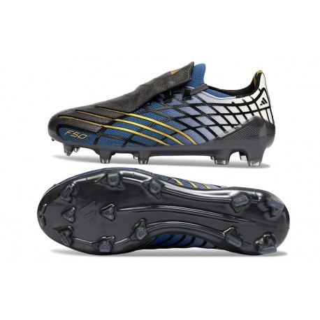 Adidas F50 Spider Elite FG Football Boots Black Blue White