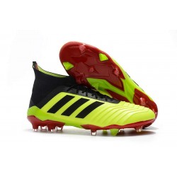 New adidas Predator 18.1 FG Football Boots - Yellow Black