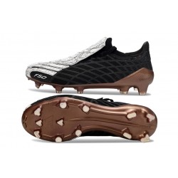 Adidas F50 Spider Elite FG Football Boots Black White Gold