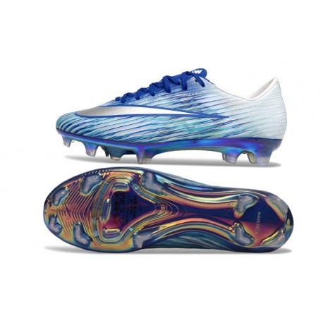 New Nike Mercurial Vapor XVII Elite FG Boots Blue White Silver