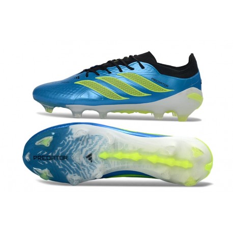 Adidas Predator Elite Low FG Cleats Blue Volt