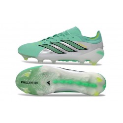 Adidas Predator Elite Low FG Cleats Green Silver