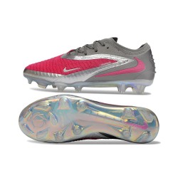 Nike Phantom 6 Low Cut Elite FG Soccer Cleat Red Silver Gray