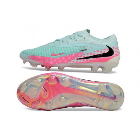 Nike Phantom 6 Low Cut Elite FG Soccer Cleat Pistachio Frost Pink Black