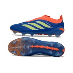 Adidas Predator Laceless FG Elite Soccer Boots Blue Orange Yellow