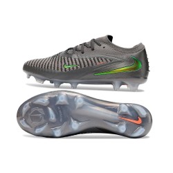 Nike Phantom 6 Low Cut Elite FG Soccer Cleat Grey Green