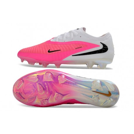 Nike Phantom 6 Low Cut Elite FG Soccer Cleat Pink White Black
