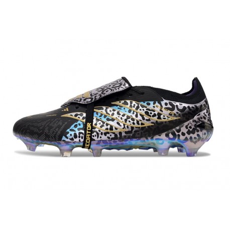 Adidas Predator 26 Elite Foldover Tongue FG Kaka Core Black Gold Met.