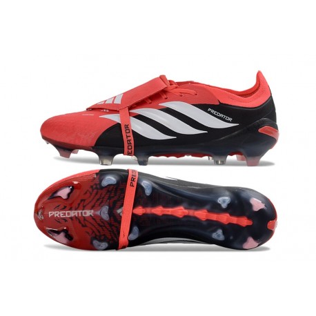 New Adidas Predator Elite FT FG Soccer Boots Red Black White