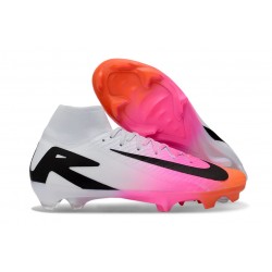 Nike Zoom Mercurial Superfly X Elite Firm Ground Pink White Black