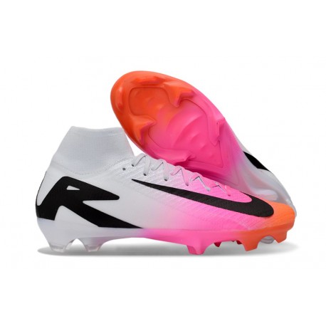 Nike Zoom Mercurial Superfly X Elite Firm Ground Pink White Black