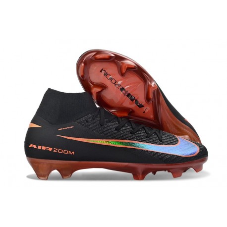 Nike Zoom Mercurial Superfly X Elite Firm Ground Black Orange