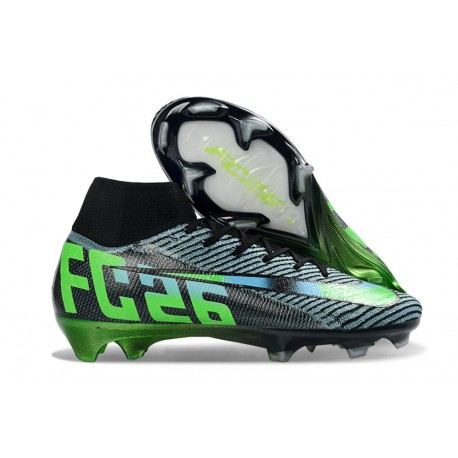 Nike Zoom Mercurial Superfly X Elite Firm Ground Black Green