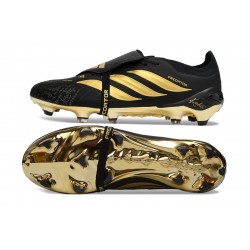 New Adidas Predator Elite FT FG Soccer Boots Black Golden