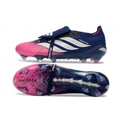 New Adidas Predator Elite FT FG Soccer Boots Pink Blue Silver