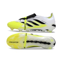 New Adidas Predator Elite FT FG Soccer Boots White Black Yellow