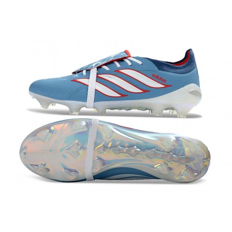 Adidas Predator Elite Foldover Tongue FG Boots Ray Blue White Red