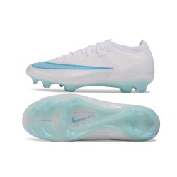 Nike Zoom Mercurial Vapor 17 Elite FG Cleats White Blue