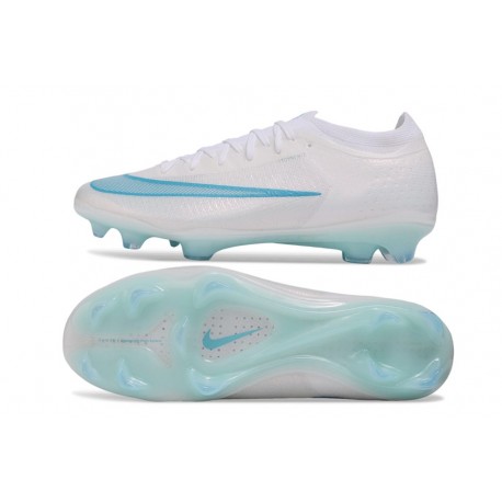 Nike Zoom Mercurial Vapor 17 Elite FG Cleats White Blue
