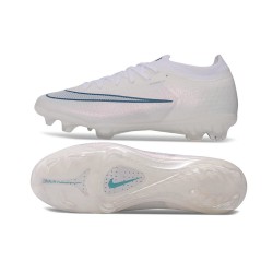 Nike Zoom Mercurial Vapor 17 Elite FG Cleats White Cyan