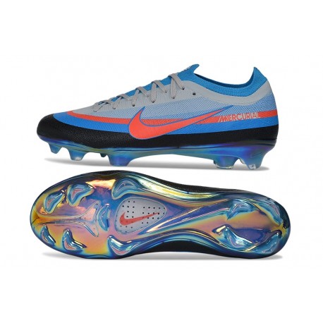 New Nike Mercurial Vapor XVII Elite FG Boot Blue Grey Crimson