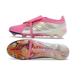 Adidas Predator Elite Foldover Tongue FG Boots Pink White Silver