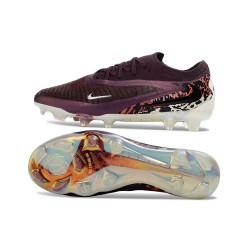 Nike Phantom 6 Low Elite Firm Ground Burgundy Crush Univ Red Fossil