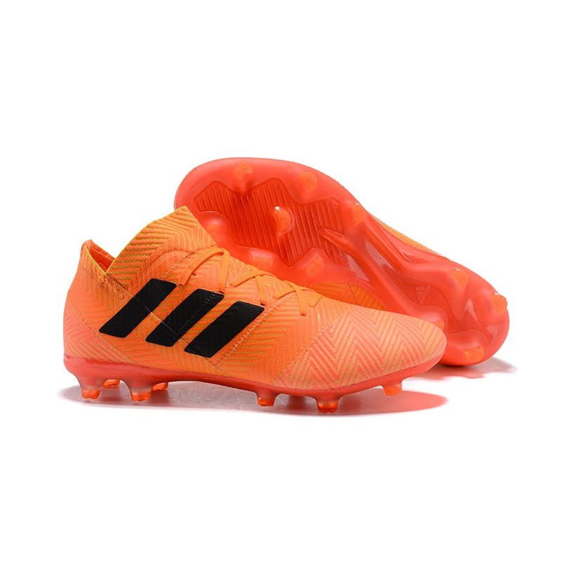 orange and black nike cleats