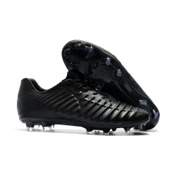 Nike Tiempo Legend VII FG K-Leather Soccer Cleats - All Black