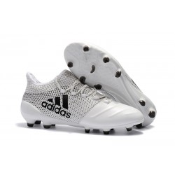 adidas ACE 17.1 Leather FG Soccer Boots White Black