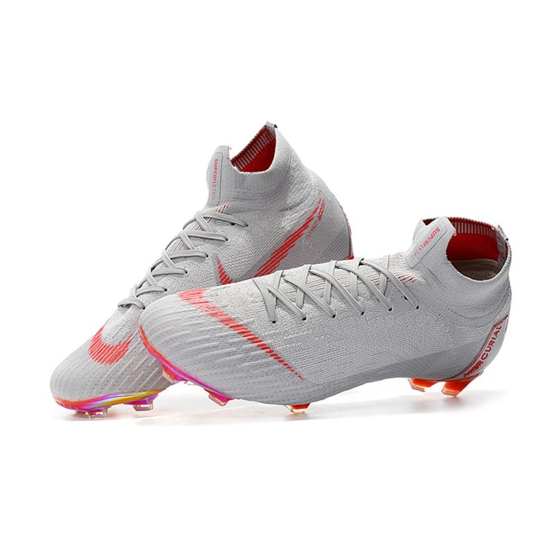 grey and red mercurials