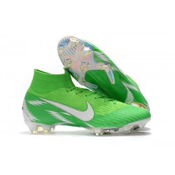 Nike Mercurial Superfly 6 Elite FG New World Cup Cleats - Green Silver