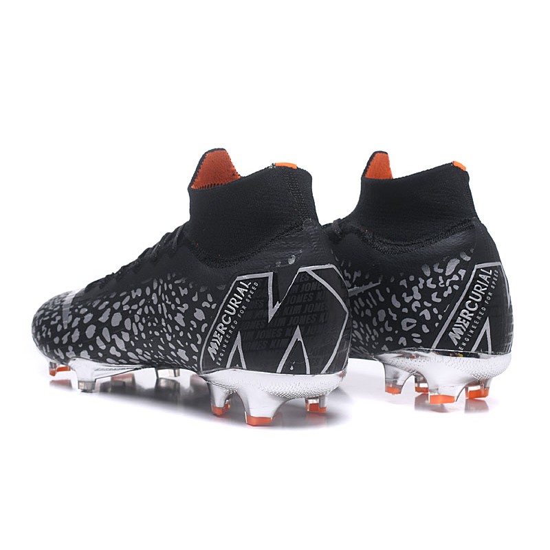 nike mercurial superfly vi womens black silver