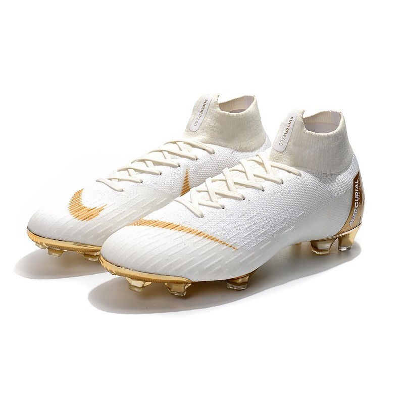 nike white and gold football boots