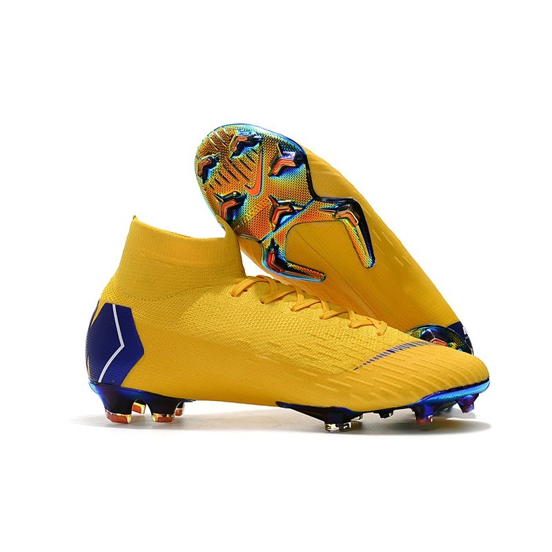 yellow nike football boots