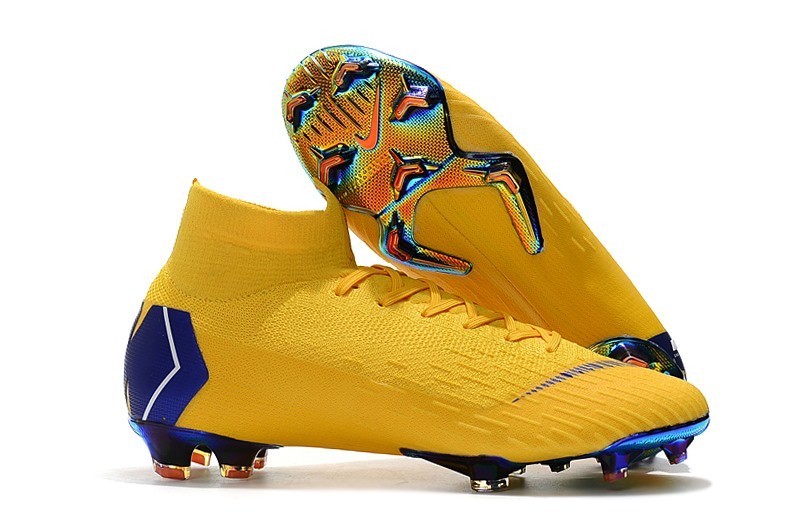 nike boots yellow