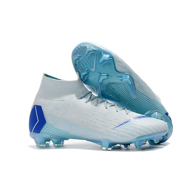 blue nike mercurial football boots