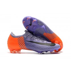 Nike Mercurial Vapor XII Elite FG Wolrd Cup Soccer Shoes - Purple Orange Black