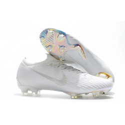 Nike Mercurial Vapor XII Elite FG Wolrd Cup Soccer Shoes - Full White